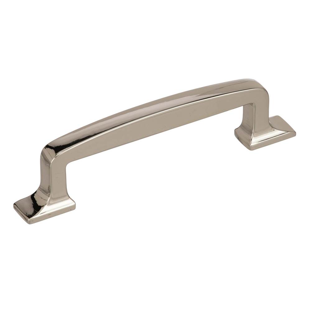 Amerock Westerly 3-3/4 in (96 mm) Center-to-Center Polished Nickel Cabinet Pull